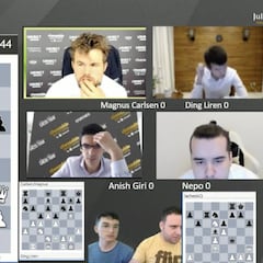 Carlsen liquida a Ding por la vía rápida y se mete en la final
