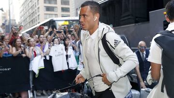 05/08/18 LLEGADA REAL MADRID 
 RAUL DE TOMAS  NUEVA YORK
 PUBLICADA 07/08/18 NA MA08 2COL