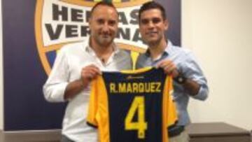 Presentación de Rafa Márquez como nuevo jugador del Hellas Verona.