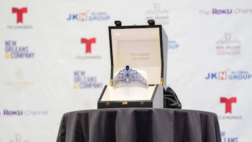 NEW ORLEANS, LOUISIANA - JANUARY 12: JKN Global Group CEO & Miss Universe owner Anne Jakkaphong Jakrajutatip speaks at the unveiling of the Miss Universe titleholder crown "Force for Good" during a press conference at the New Orleans Morial Convention Center on January 12, 2023 in New Orleans, Louisiana. (Photo by Josh Brasted/Getty Images)