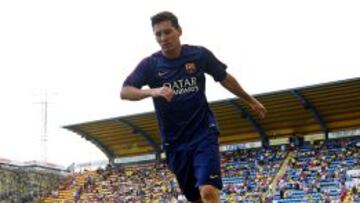 11 GOLES. En lo que va de curso, Messi logró siete goles en Liga y cuatro en la Champions.