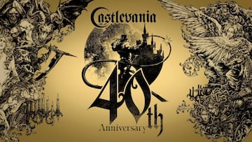 Logo del 40º aniversario de Castlevania
