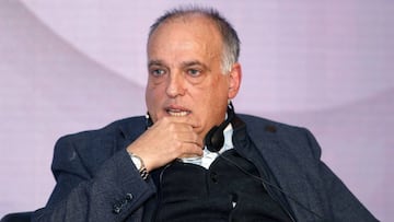 &Eacute;l presidente de LaLiga, Javier Tebas.