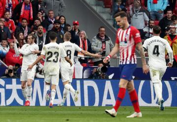 El jugador galés celebró el 1-3 del Real Madrid al Atlético de Madrid con lo que parece un feo gesto tras marcar a Oblak en el minuto 73.