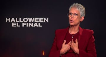 Jamie Lee Curtis durante la entrevista con MeriStation.