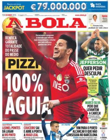 Portadas de la prensa deportiva