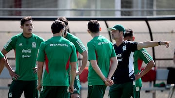 Diego Cocca tuvo su primer entrenamiento con la selección