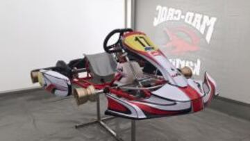 As&iacute; luce el kart homenaje a Jules Bianchi.