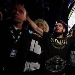 Khabib: de 'luchar' con osos a medir a McGregor en su vuelta