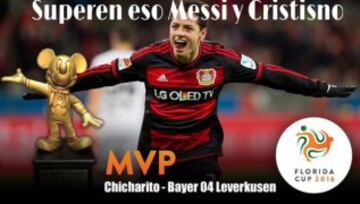 Con el Mickey de Oro llegan los memes de Chicharito