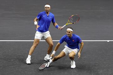 Rafa Nadal y Roger Federer.