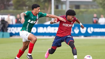 Mojica durante el amistoso con el Alavés.