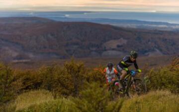 El impresionante paisaje en que se vivió la carrera de MTB