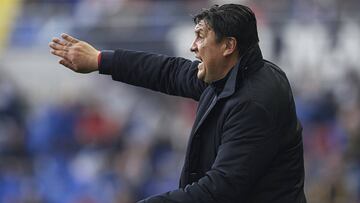 Germán Burgos, durante un partido del Atlético de Madrid.