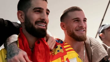 Los hermanos hispanogeorgianos Ilia y Aleksandre Topuria.