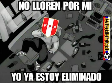 Los memes no perdonaron la eliminación de Perú