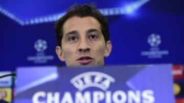 Guardado compareció ante los medios en la previa del Atlético-PSV.