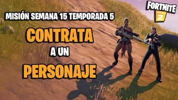 &iquest;D&oacute;nde y c&oacute;mo contratar a un personaje en Fortnite Temporada 5?