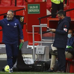 Cervera: "El primer gol del Sevilla nos puso el partido cuesta arriba"