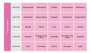 Aprende en Casa martes 21 de septiembre: horarios, materias y canales para secundaria