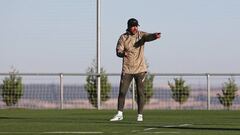 08/09/20 PRETEMPORADA DEL ATLETICO DE MADRID EN   Los &Aacute;ngeles de San Rafael.
 SIMEONE