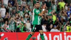 Borja Iglesias, en un partido de Liga.