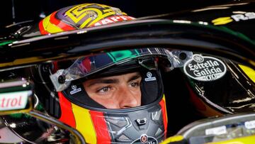 Carlos Sainz, en Spa.