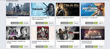 Grandes éxitos de Square Enix, de oferta en Humble Bundle
