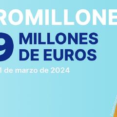 Euromillones: comprobar los resultados del sorteo de hoy, viernes 1 de marzo