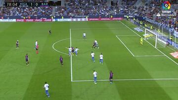 Penalti sobre Sergi Roberto no señalado para el Barcelona