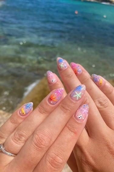 ¿Qué uñas se usan en la playa? Colores y últimas tendencias