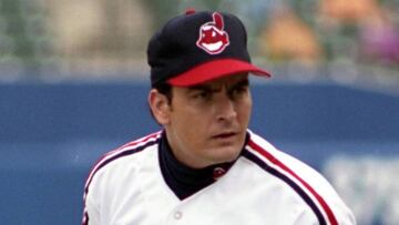 Charlie Sheen como Ricky Vaughn, pitcher de los Cleveland Indians en las dos comedias de béisbol llamadas 'Major League' y 'Major League 2'.