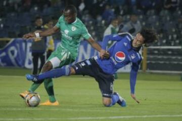 El debut de los dos equipos capitalinos en la Copa Águila. El juego bogotano fue animado por la parcial que en su mayoría fue azul.