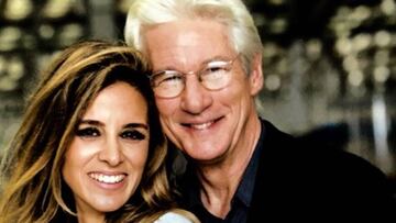 La empresaria espa&ntilde;ola Alejandra Silva y el actor estadounidense Richard Gere posando muy sonrientes.