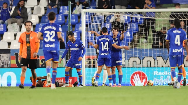 Juanmi lidera la goleada del Getafe
