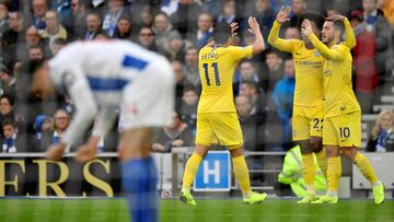 El Chelsea derrota al Brighton con un Hazard estelar