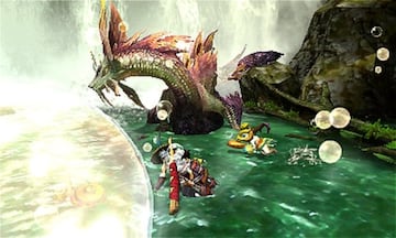 Captura de pantalla - Monster Hunter X (3DS)