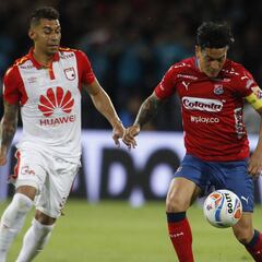 Medellín 2-2 Santa Fe: Resumen, goles y resultado