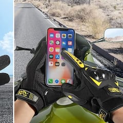 Estos guantes para moto con 20.000 valoraciones son compatibles con pantallas táctiles