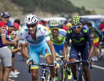 Fabio Aru y Nairo Quintana.