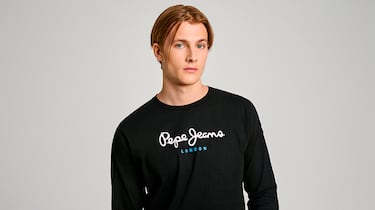 Presume de estilo y comodidad con la camiseta Pepe Jeans de manga larga