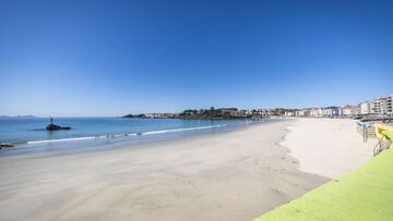 Playa de Silgar en el municipio pontevedr&eacute;s de Sanxenxo