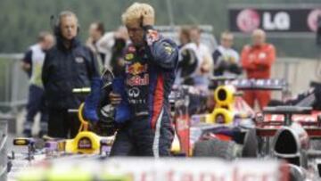 Vettel saldrá segundo en el GP de Bélgica.