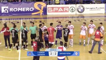 Resumen y goles del Plásticos Romero Cartagena - Santiago Futsal