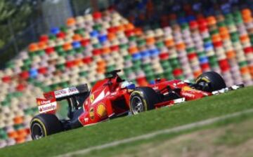 El piloto español del equipo Ferrari de Fórmula Uno, Fernando Alonso.