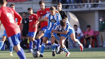 Partido Berganti&ntilde;os - Deportivo de La Coru&ntilde;a, pretemporada keko, noel