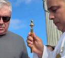 ¡This is Brazil! Carlo Ancelotti de visita en el Cristo Redentor