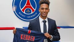 Thilo Kehrer posa con la camiseta de su nuevo equipo.