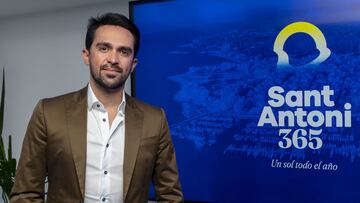 Alberto Contador, en la presentación de Sant Antoni 365.