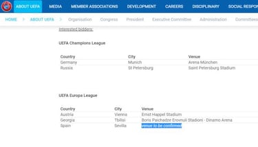 La final de la Champions 2021, en Múnich o San Petersburgo